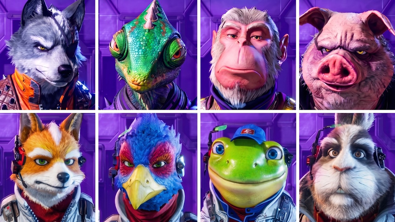 Star Fox Switch 2 &mdash; все битвы со Стар Вульфом