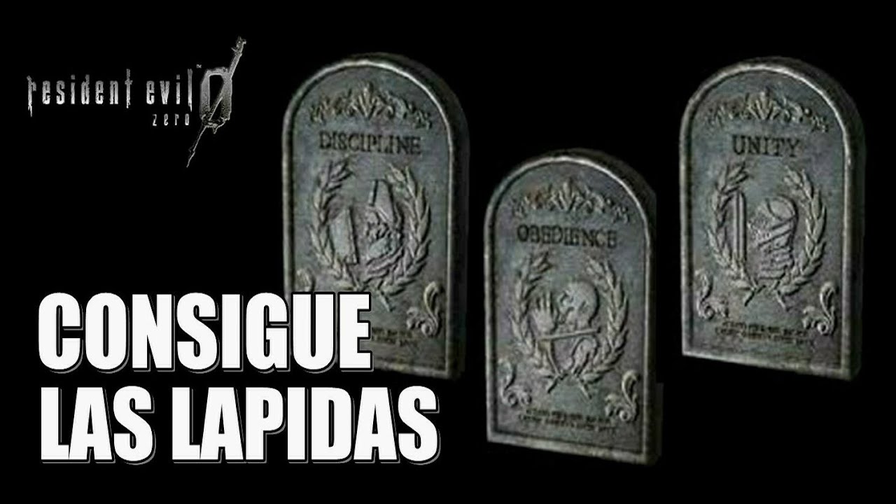 Resident Evil 0 HD Como Conseguir las 3 Lapidas