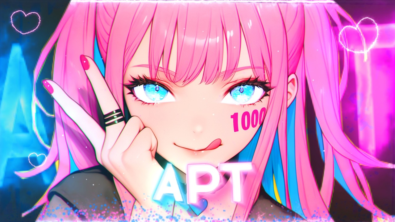 APT. - ROSÉ, Bruno Mars (Sped up / Nightcore) [Lyrics]