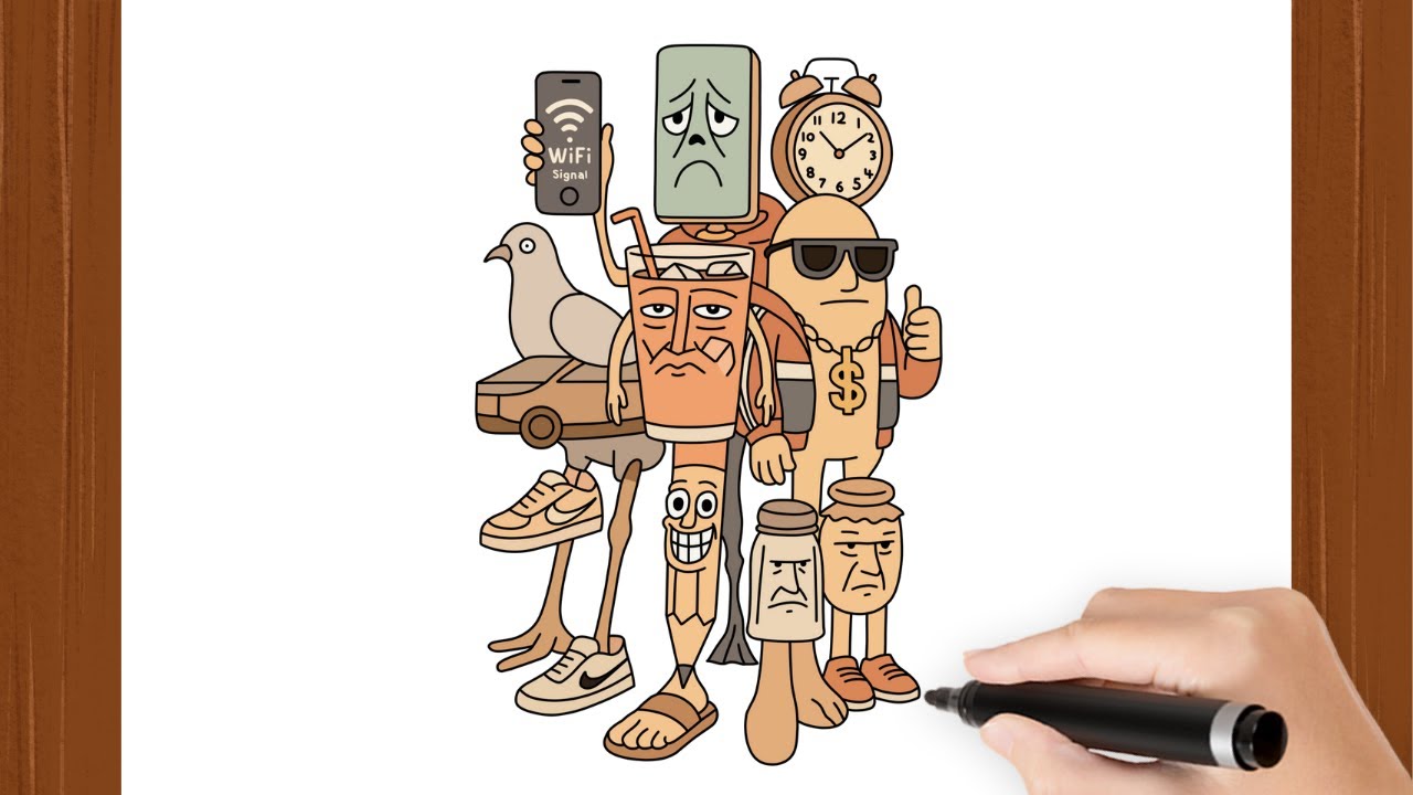 How To Draw LA SUPREME COMBINACION I BRAINROT I Easy