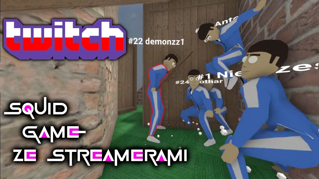 SQUID GAME ZE STREAMERAMI - CRAB GAME NA TWITCHU