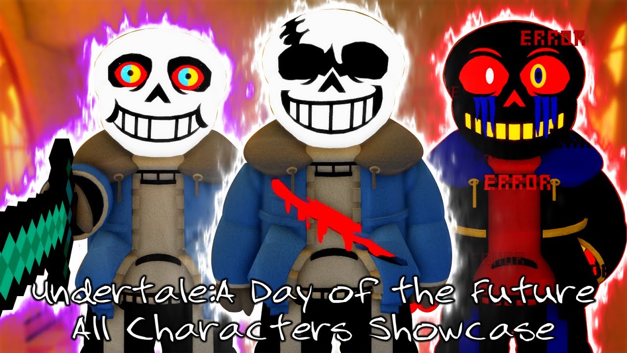 VERY COOL UNDERRATED ROBLOX UNDERTALE GAME Undertale:A Day of the Future All Characters Showcase