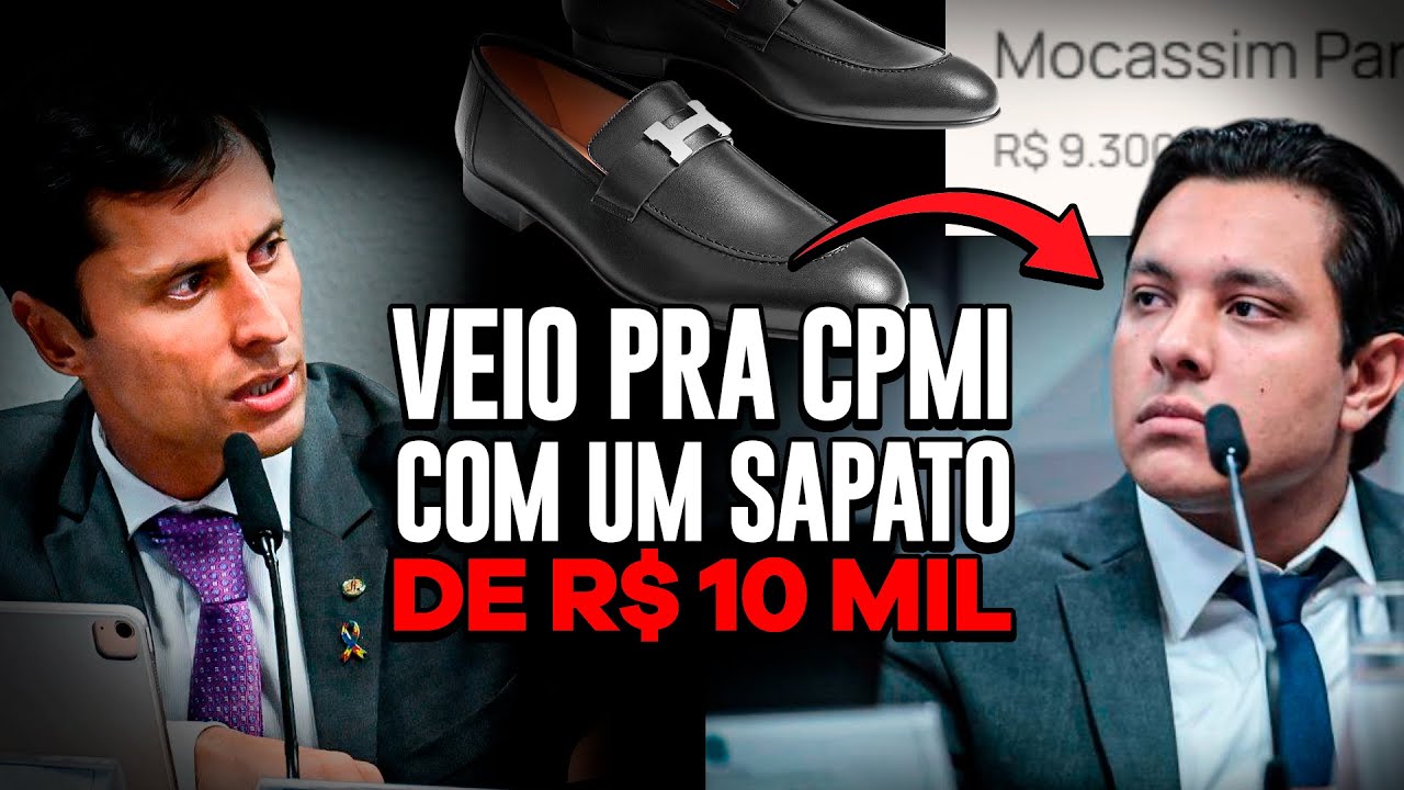 ABSURDO! SAPATO DE 10 MIL PRA OSTENTAR EM PLENA CPMI DO INSS