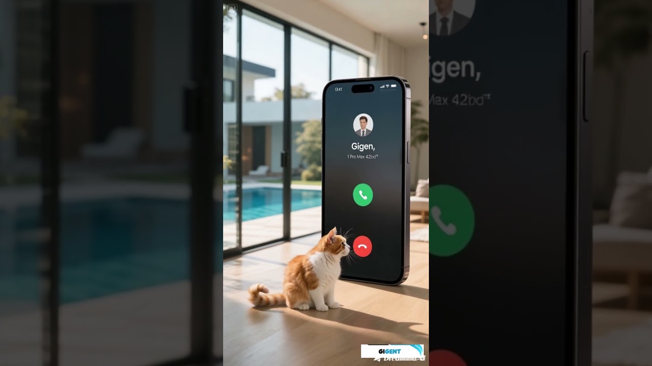 Giant IPhone 12 Pro Incoming Call #ringtone #iphone #ai