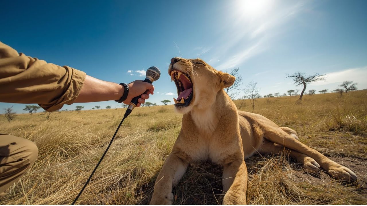 Lion's Brutal Dating Advice Shocks AI Interviewer