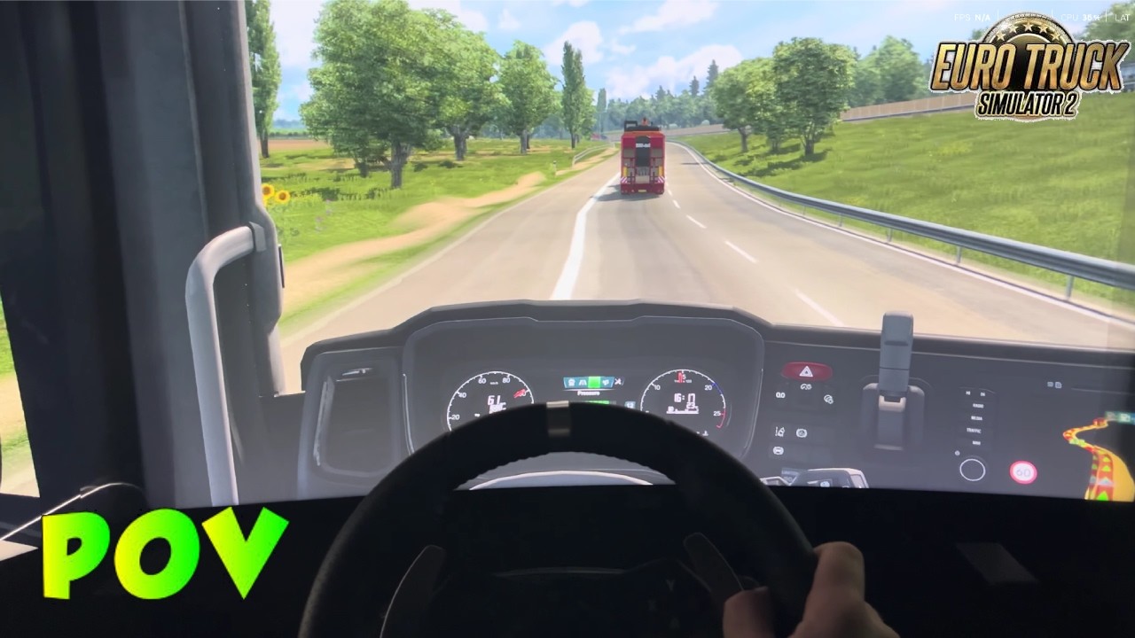 POV Drive Southampton - France | Scania T Cab V8 | Realistic Driving | Triple Screens | ETS2 | 4K HD