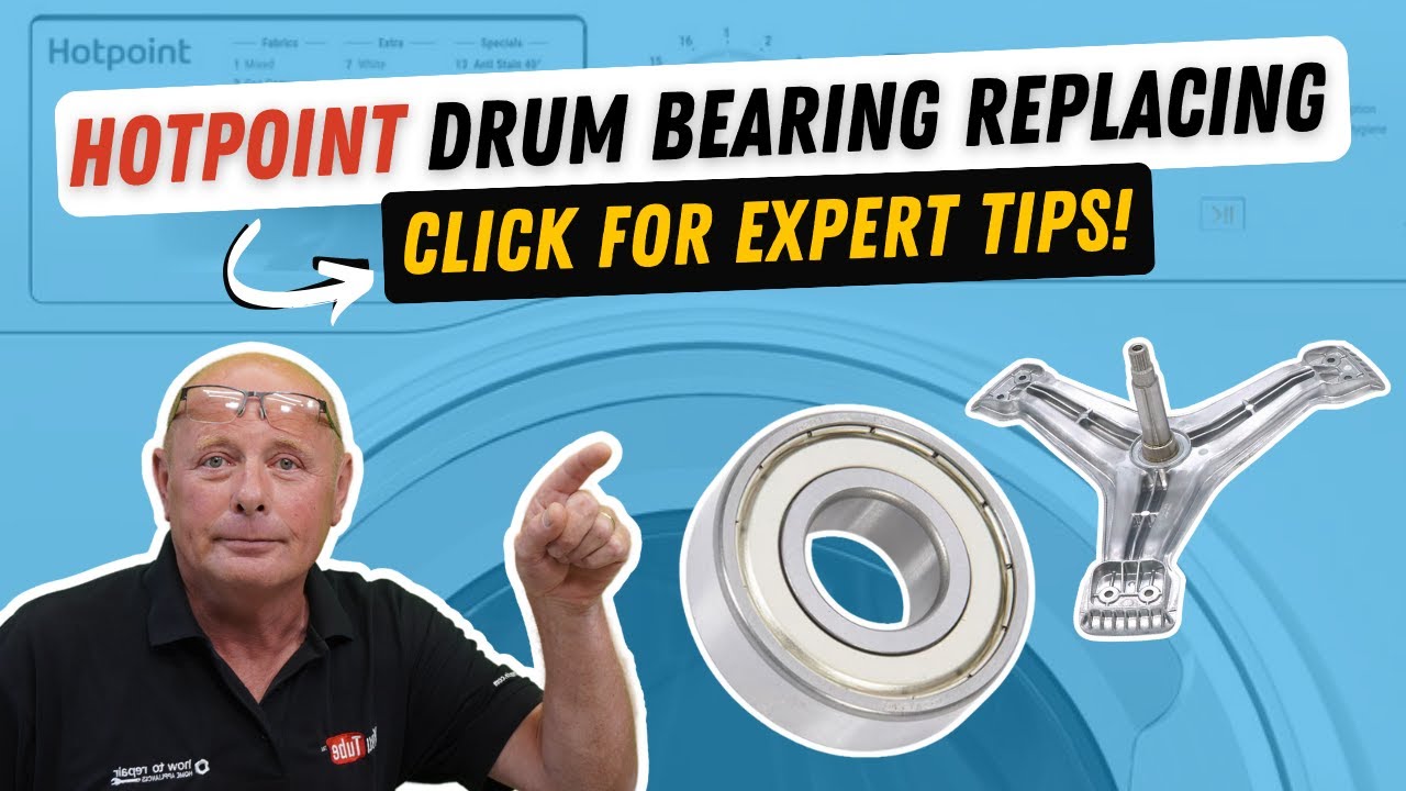 How to fit and change Hotpoint Washine Machine Bearings