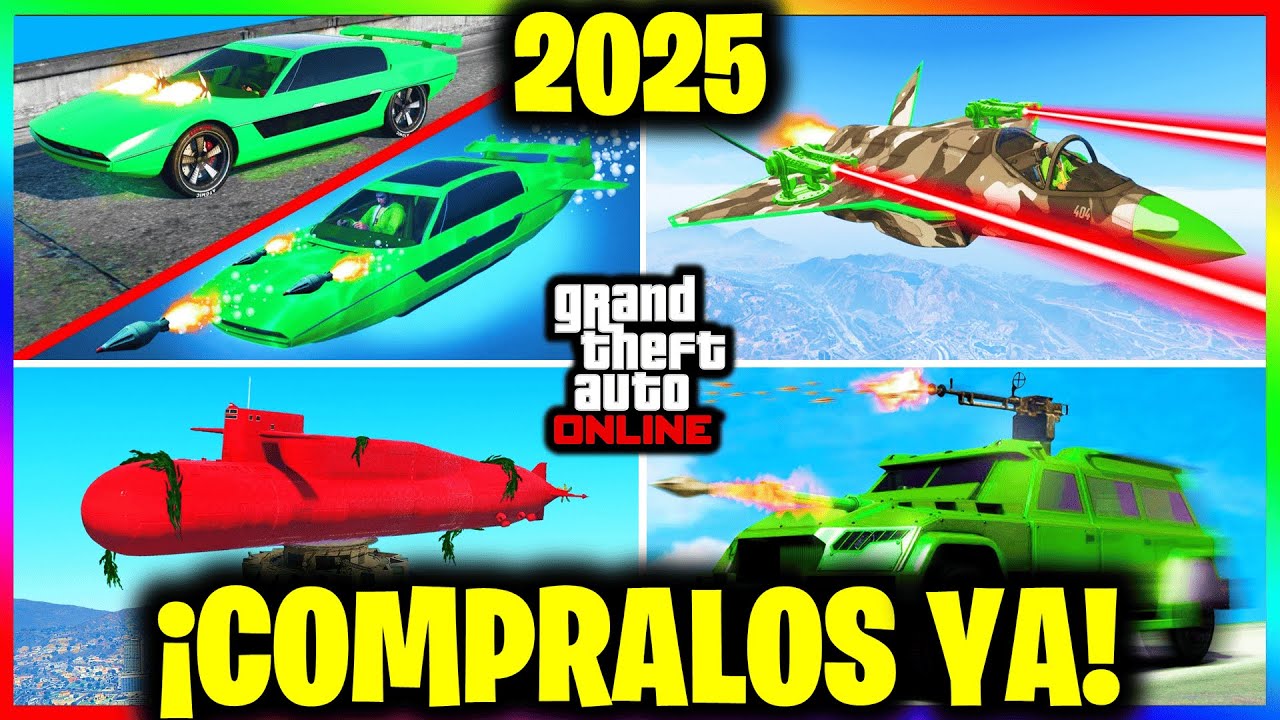 TOP 13 Vehículos que DEBES TENER en GTA Online 2025