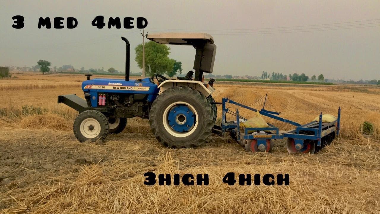 Newholland 3630 special edition with 18 harrow 3high 4high gear check performance