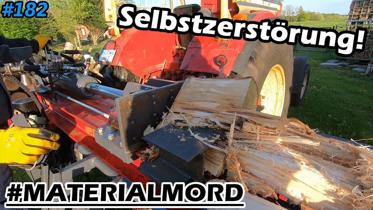 Holzspalter | Der erste Test | Die Selbstzerstörung! | FAIL | Schichtspalter | Mr. Moto