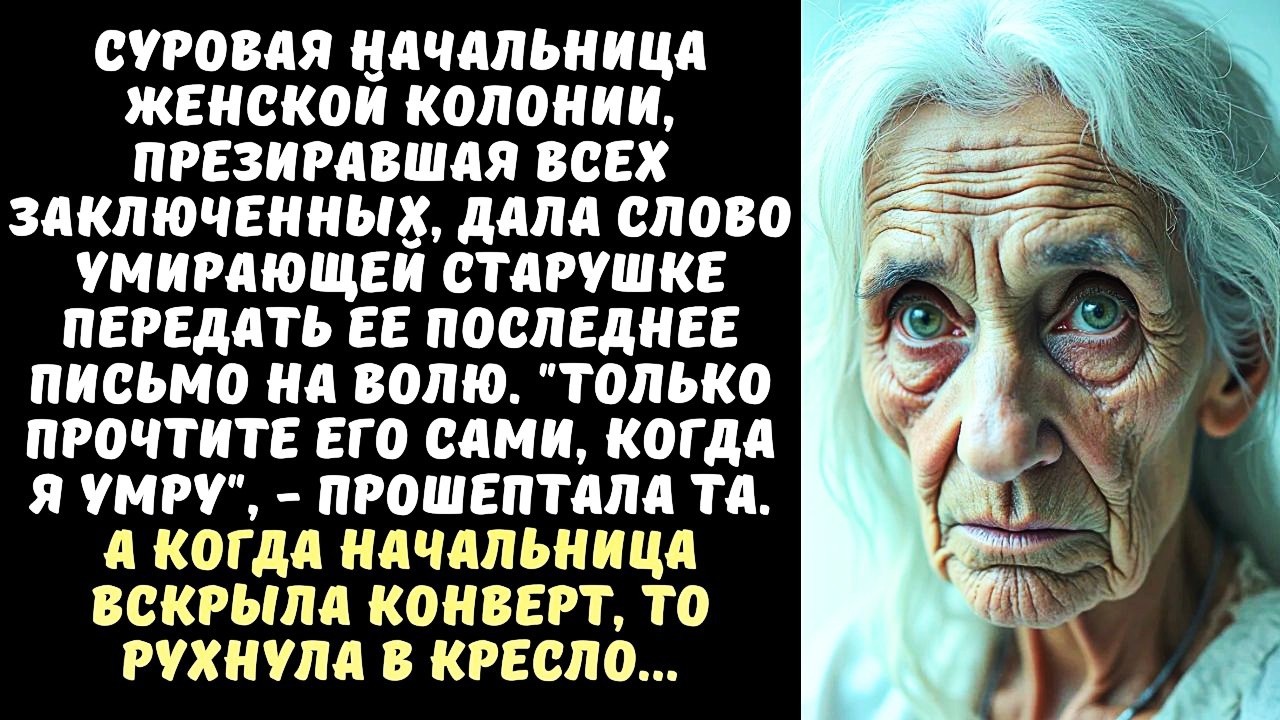 Начальница ТЮРЬМЫ дала слово УМИРАЮЩЕЙ ЗЭЧКЕ, а когда прочла ее предсмертное ПИСЬМО, похолодела...