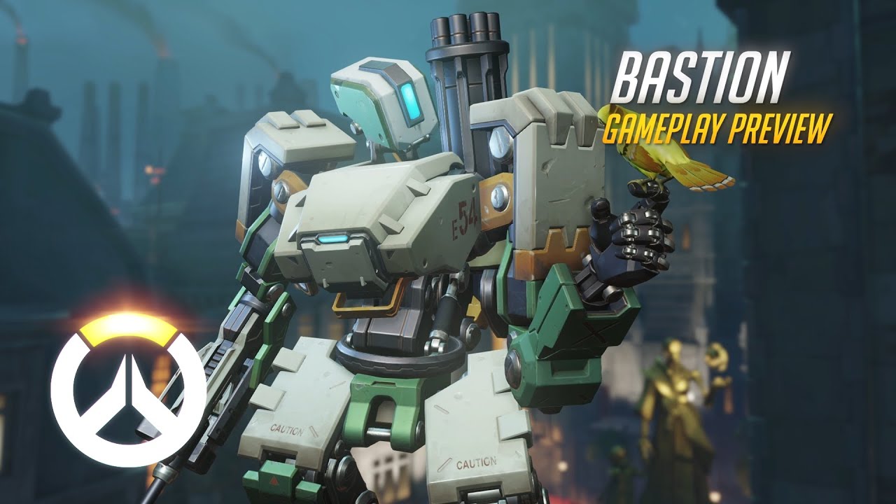 Bastion Gameplay Preview | Overwatch | 1080p HD, 60 FPS