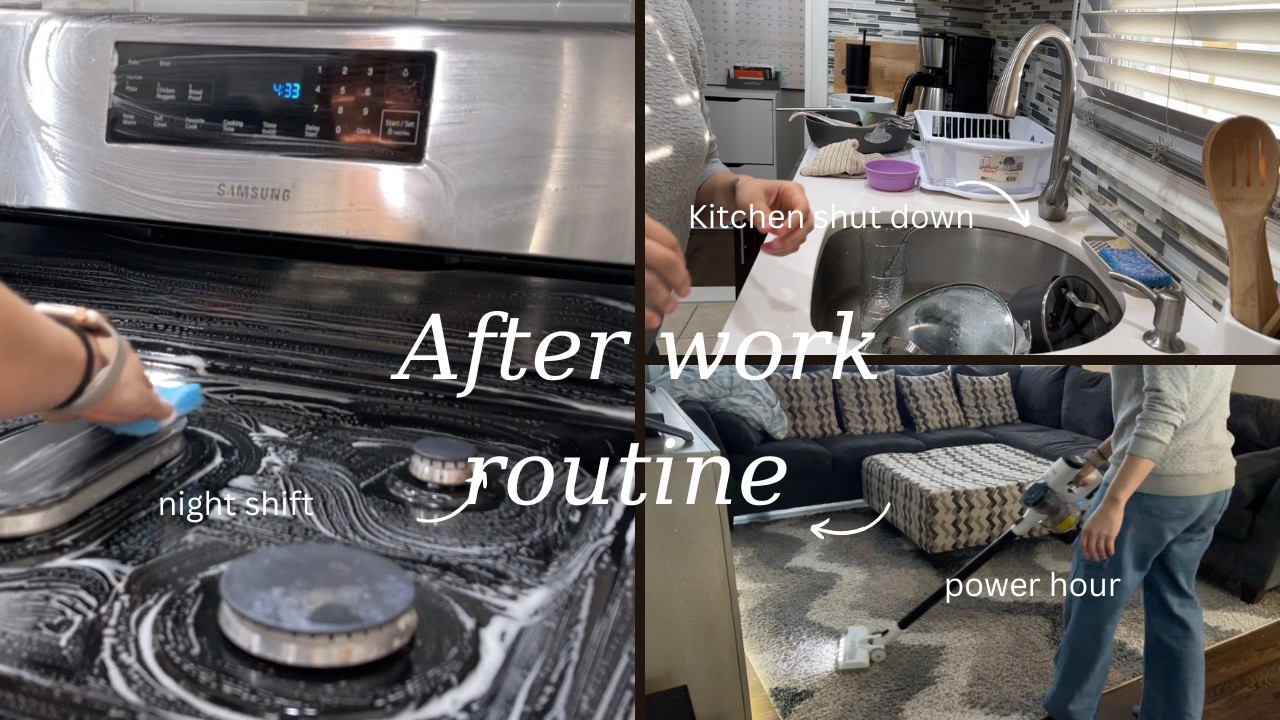 NEW CLEANING ROUTINE as a full time Working Mom of 4. Afternoon shut down. Getting it all done.