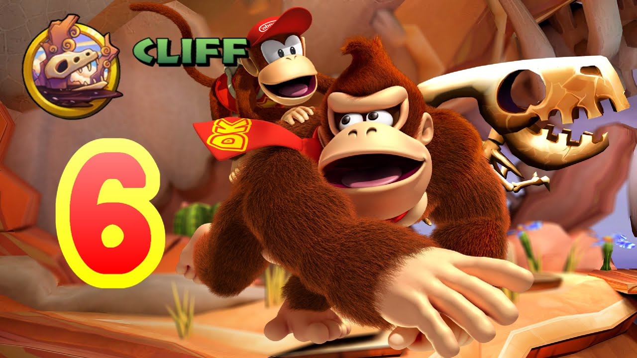 Donkey Kong Country Returns HD - Cliff (World 6) [4K]