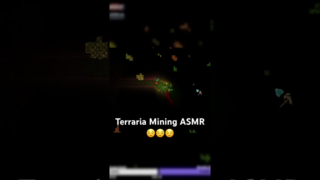 Nothing like mining ASMR #gaming #terraria #asmr