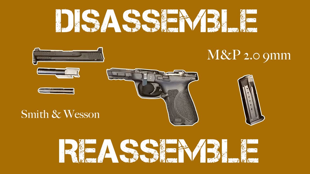 Jak rozmontować pistolet Smith & Wesson M&P 2.0 9 mm