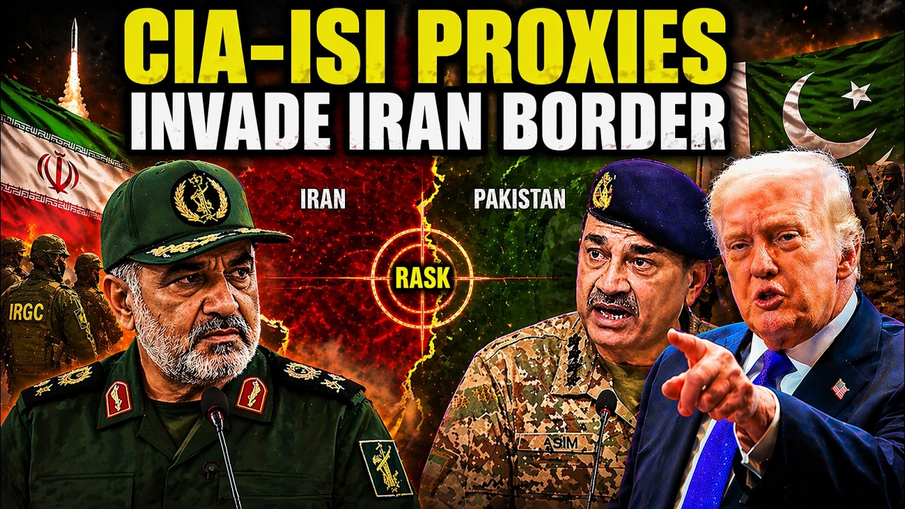 🚨 LAND INVASION? Pakistan Proxy Forces MOVE INSIDE Iran Border | CIA - ISI Plan to INVADE Iran?