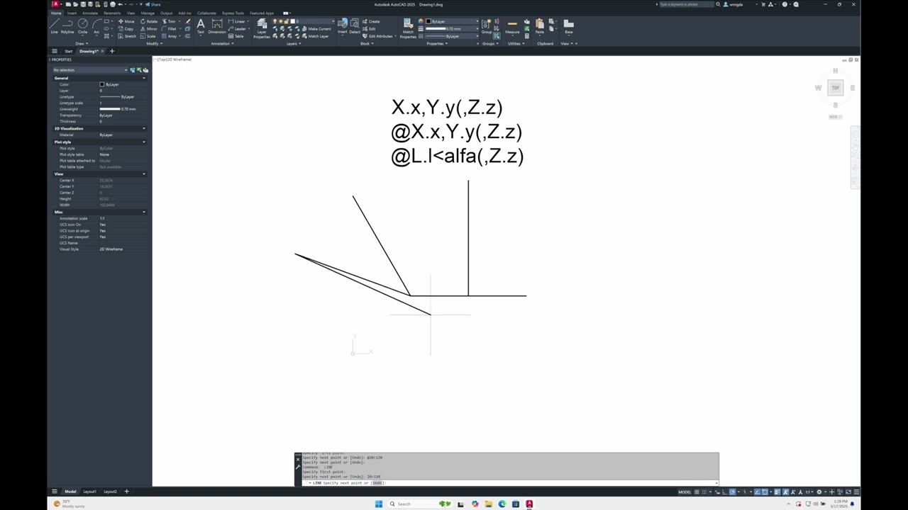 Kurs podstawowy AutoCAD 2025 - odcinek 03: Wprowadzenie cz. 1