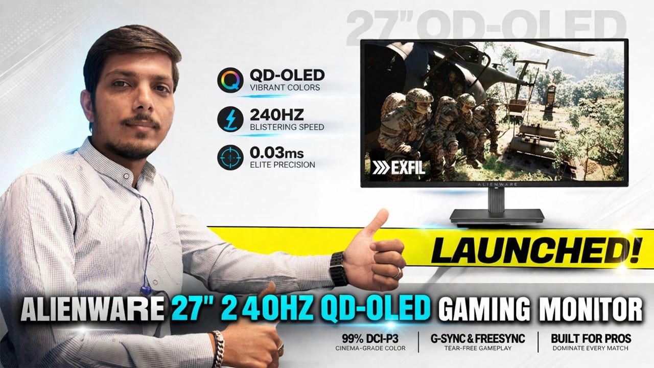 Wprowadzono na rynek monitor gamingowy Dell Alienware 27 QD-OLED 240 Hz &ndash; wyjaśnienie wszystkich ...