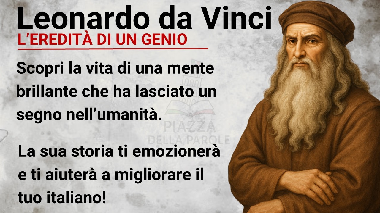 Leonardo da Vinci 🎨 La Vita Straordinaria di un Genio | Lettura in Italiano B1
