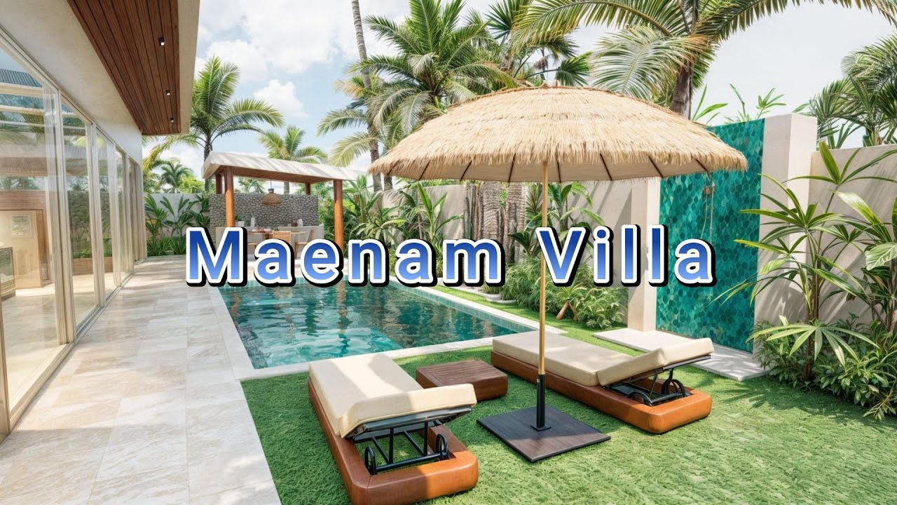 3-Bed Luxury Villa with Private Pool in Maenam, Koh Samui | 8.9M THB Freehold | Samui Realty