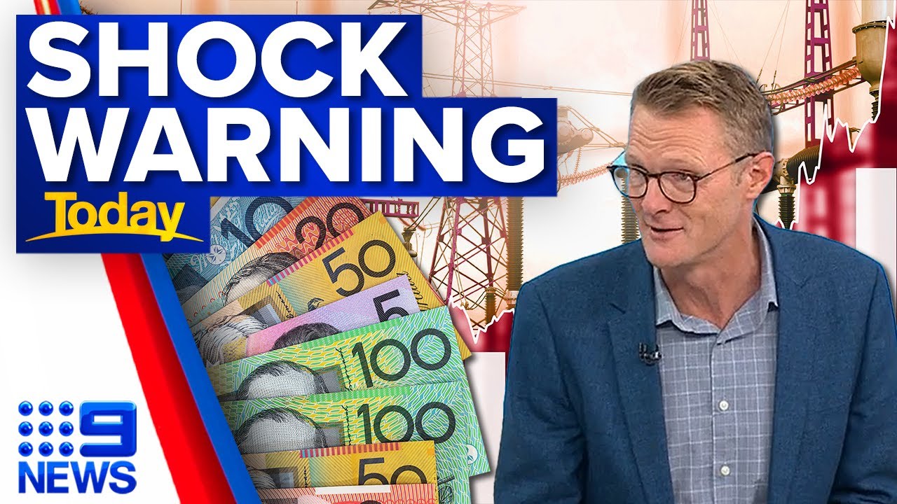 Electricity prices set to soar by 20 per cent in some Aussie states | 9 News Australia