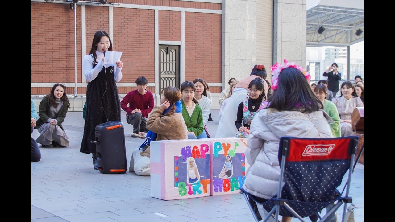 【フラッシュモブ】大好きな先輩へ！クリスマスに贈るバースデーフラッシュモブ