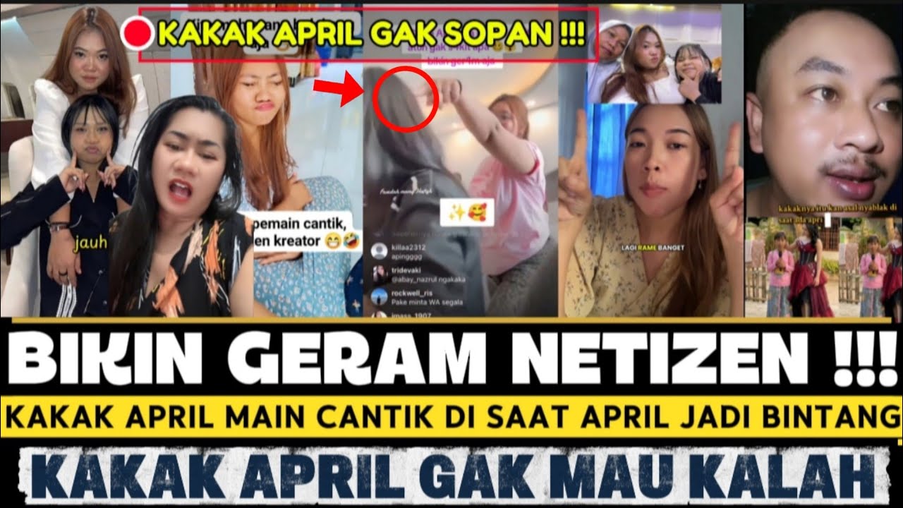 Bikin Geram !!! Kepala Dede April Di Tonjok Kakaknya YG bermain Cantik di saat April Jadi bintang.