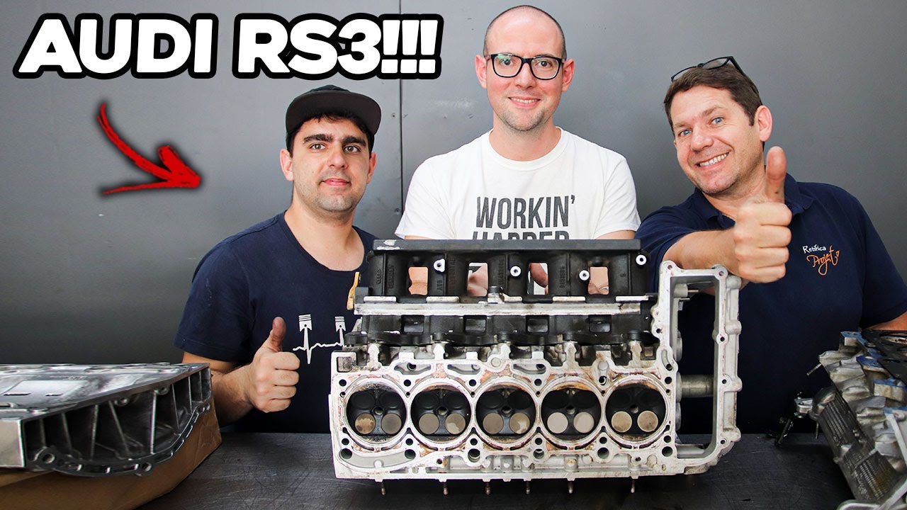RETÍFICA DE CABEÇOTE DE UM AUDI RS3 5 CILINDROS TURBO!!🔥VEM FOGUETE DE 1.000CV!! Ft. 