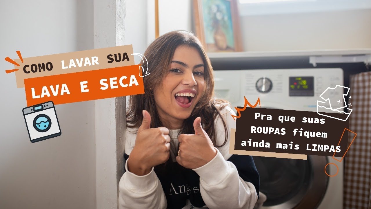 COMO LIMPAR SUA LAVA E SECA | Como e quando fazer essa lavagem na sua máquina