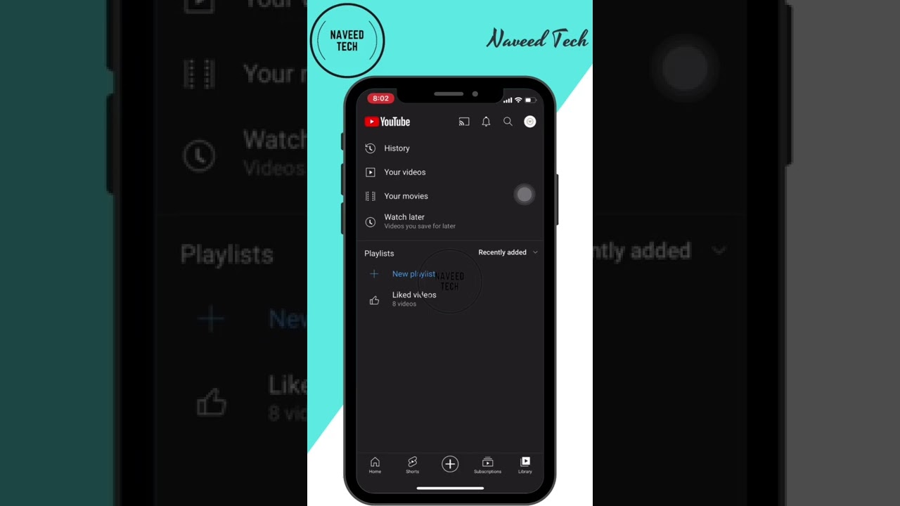 How to turn off (disable) Recommended videos in YouTube iPhone | iOS | Apple iPhone - Naveed Tech
