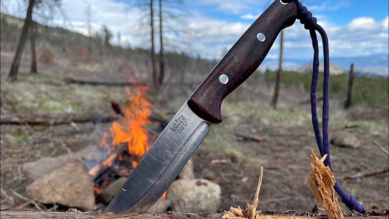 Using the Bark River Gunny Scandi - 3V