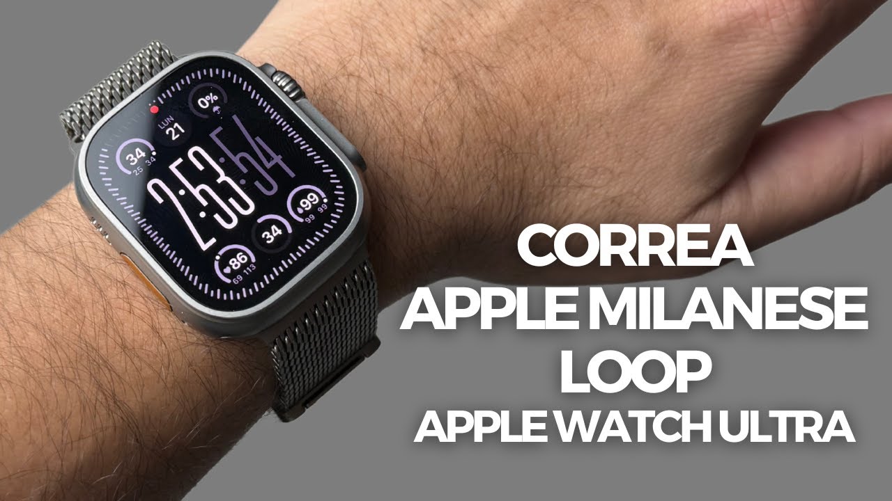 Review | Correa Apple Milanese Loop de Titanio para el Apple Watch Ultra - La Correa Definitiva