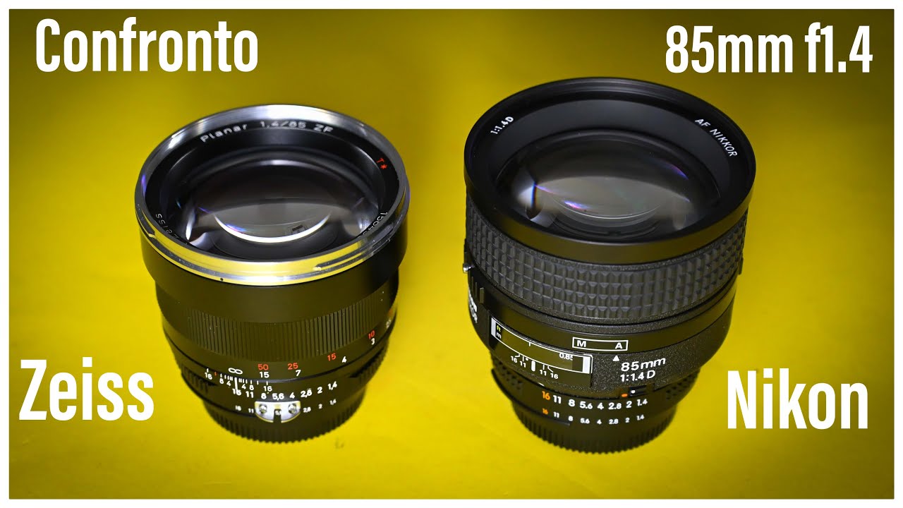 Confronto Nikon 85 f1.4 AF-D vs Zeiss 85 f1.4 ZF