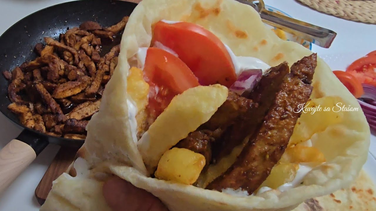 Domaći giros, recept za tortilje, tajna je u ZAČINIMA😉