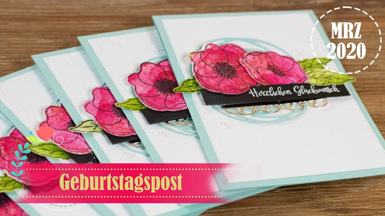 Geburtstagspost März 2020 | Painted Poppies & Besondere Momente | Team Stempeldeerns