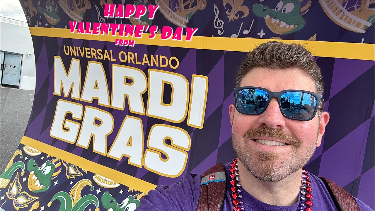 I Spent Valentine's Day at Universal Studios Mardi Gras!