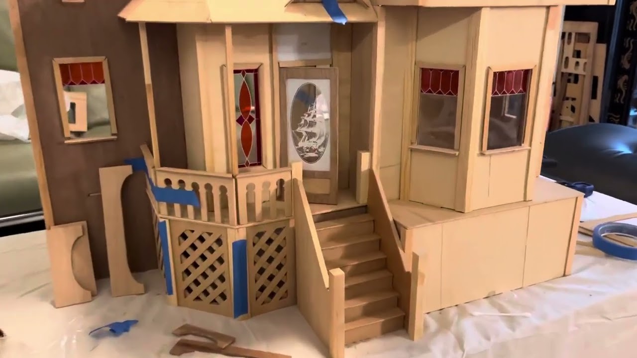 Queen Anne Victorian Dollhouse - Almost Done!