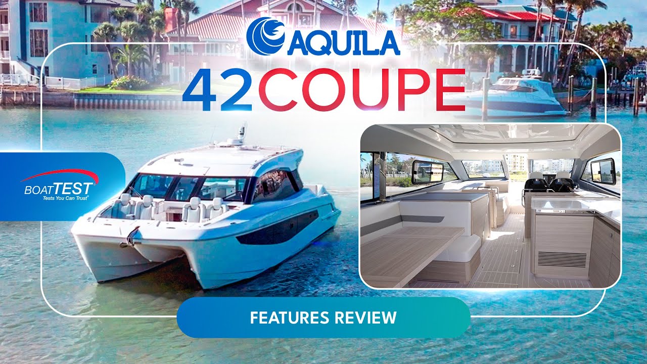 Обзор характеристик Aquila 42 Coupe | Протестировано BoatTEST