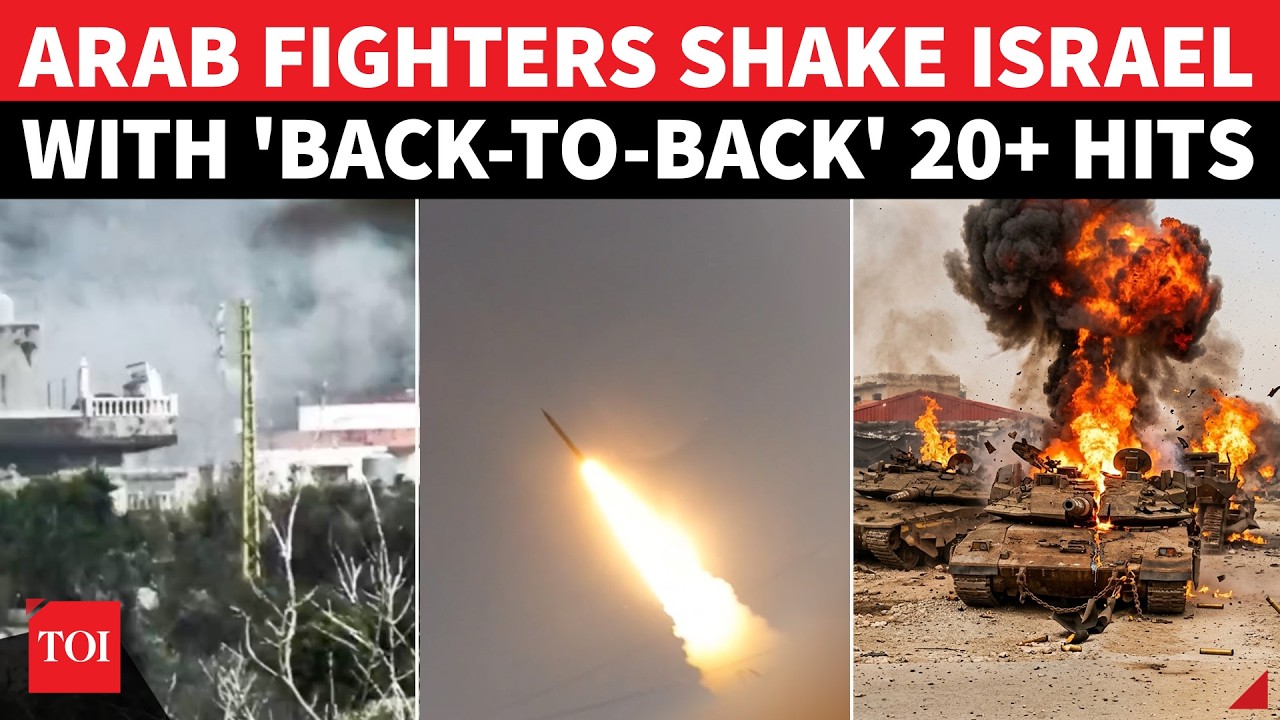 &lsquo;KEEP COUNTING MISSILES...&rsquo;: Pro-Iran Fighters &lsquo;BURN&rsquo; Israel With 20+ Strikes; &lsquo;DIRECT HIT&rsquo; On IDF
