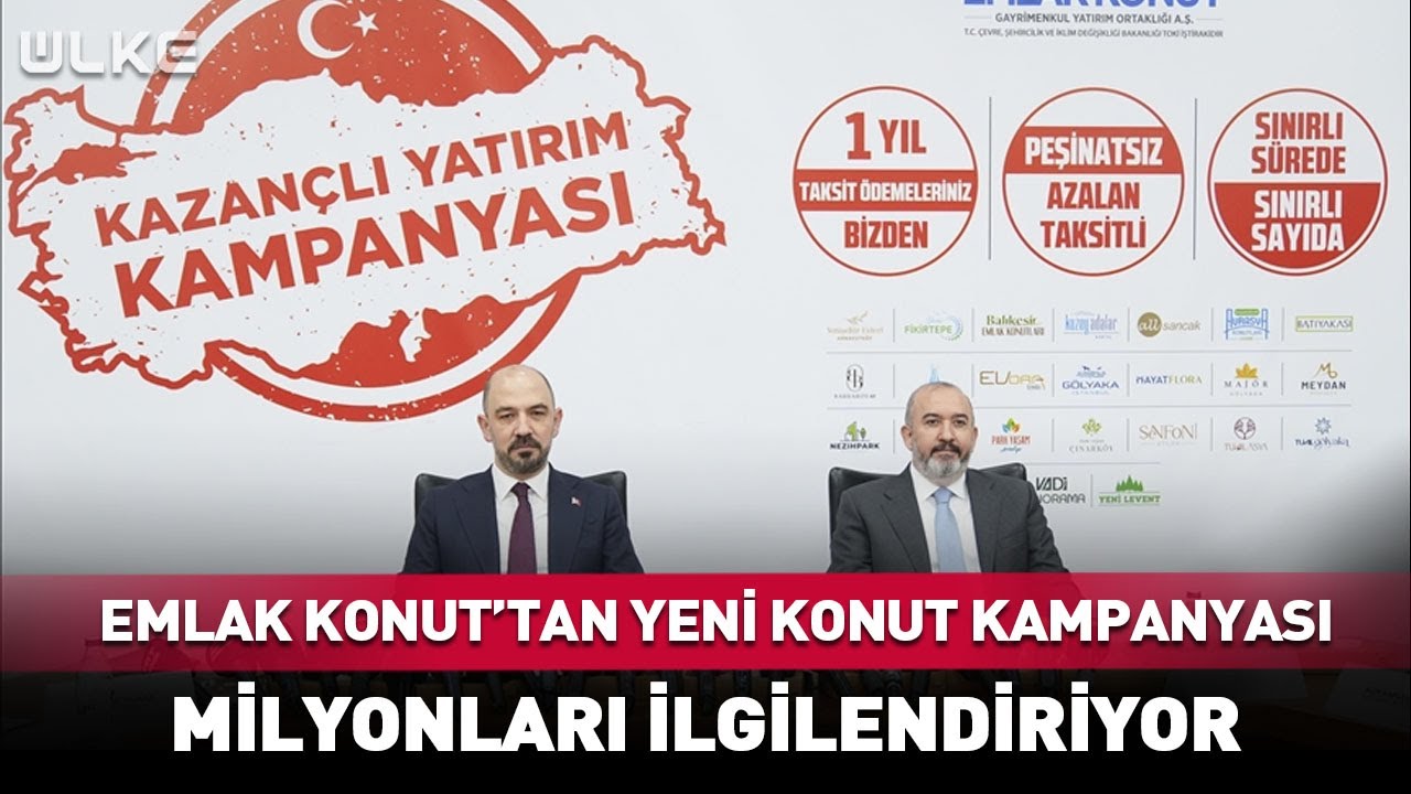 Emlak Konut'tan Yeni Konut Kampanyası! Milyonları İlgilendiriyor...