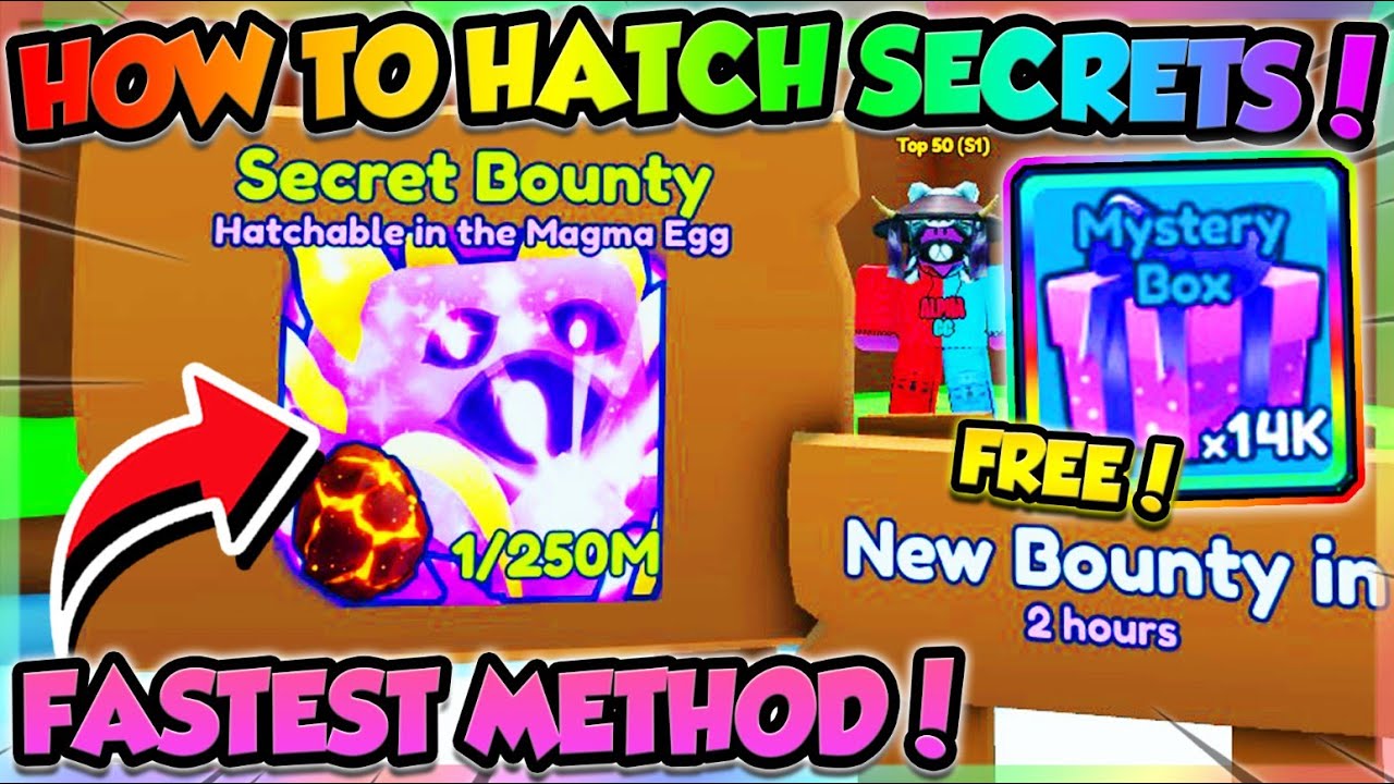 FASTEST WAY TO HATCH SECRET PETS in Bubblegum Simulator Infinity!! (Roblox)