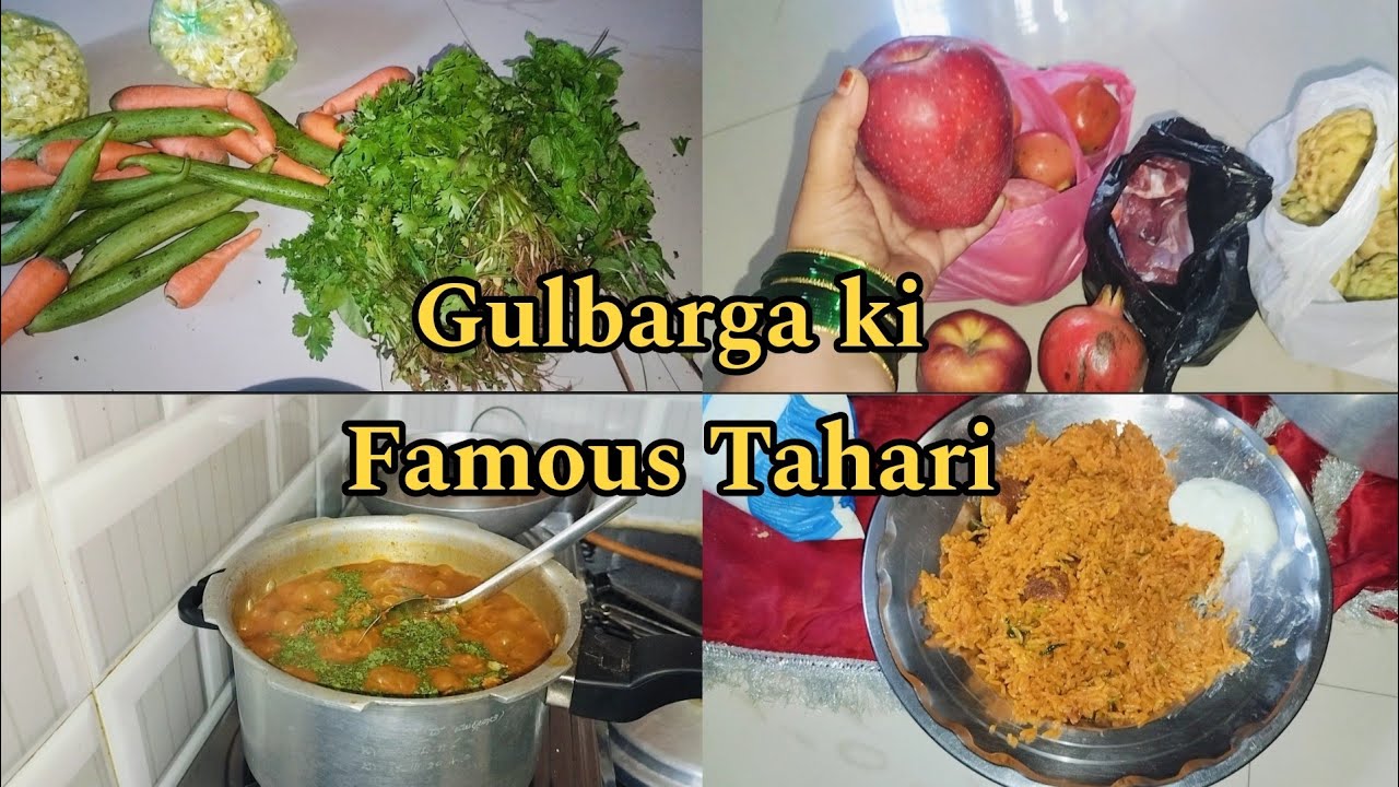 Gulbarga Famous Mutton Tahari |Vlog 🥰 