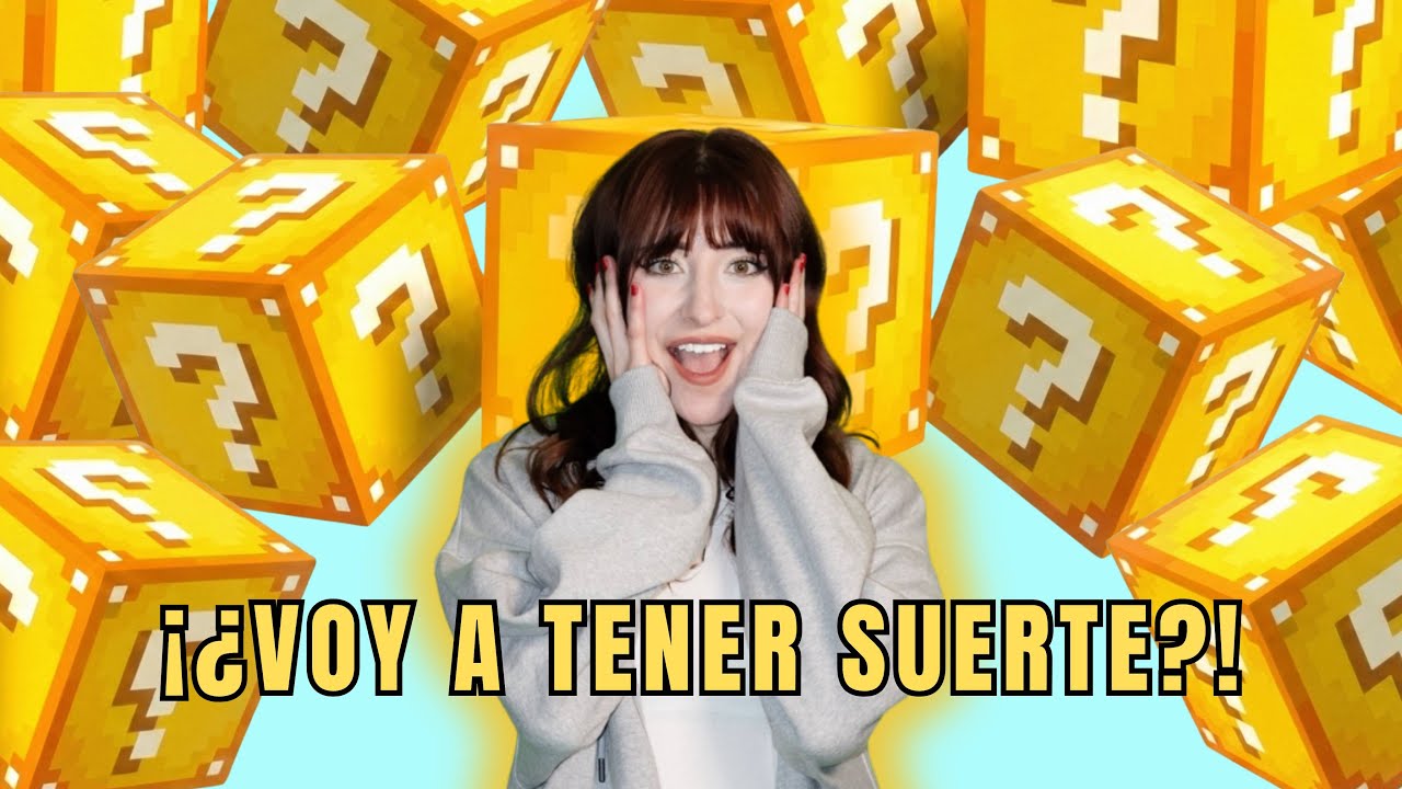 Ganando con pura SUERTE 🍀 en MINECRAFT || Lucky Blocks