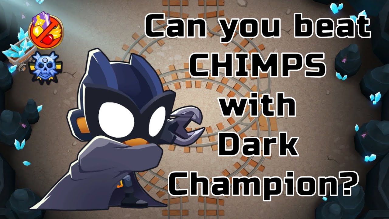 BTD6 Undergound CHIMPS Guide with Dark Champion