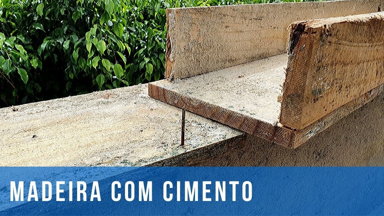 Madeira com Cimento serve pra Marcenaria?