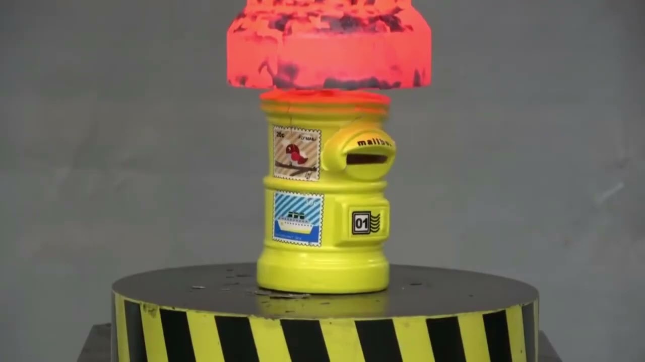 Hydraulic Press 100 TON EXPERIMENT