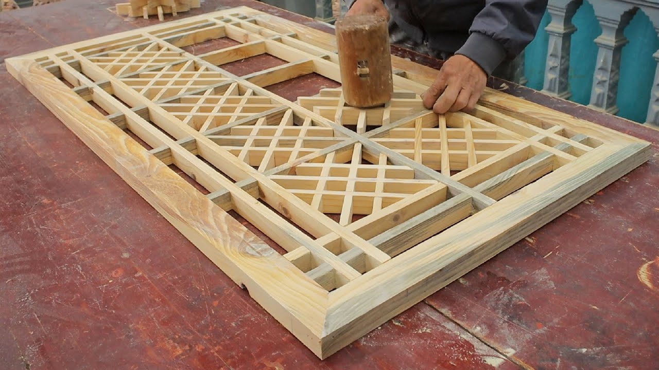 Very New And Special Woodworking Ideas // A Creative Wicker Table