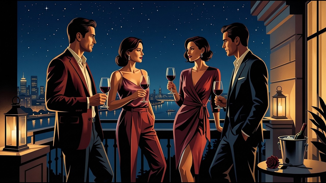 Sophisticated Jazz for Late Night Conversations 🍷 – Smooth Jazz Ambience | The Night Session