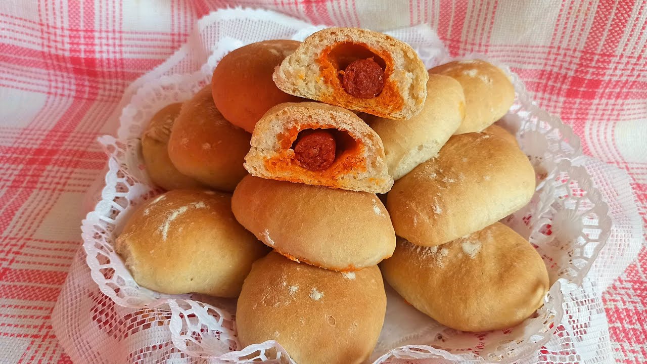😋😍Bollos preñaos, pan preñao, preñados, pan relleno o choripan, riquísimos 🍽👏| El Dulce Paladar